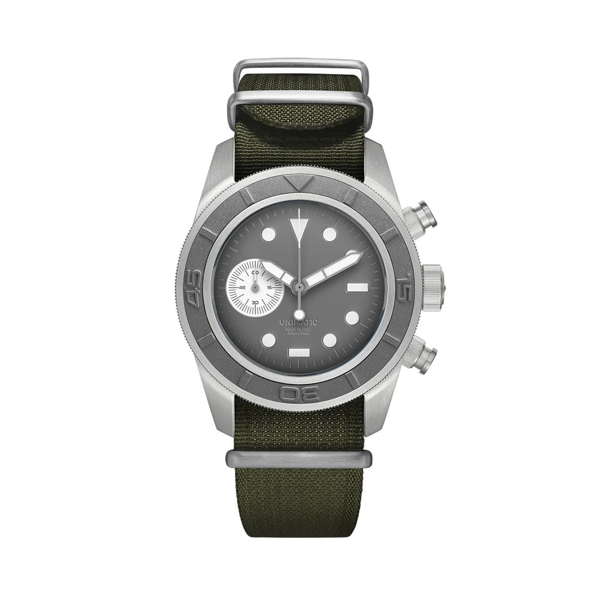 Unimatic Modello Tre U3-AEG Limited Edition 41.5mm - Grey on Fabric Strap 41.5 mm kol saati
