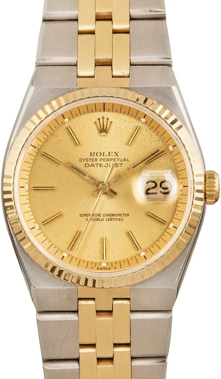 Rolex ROLEX REF. 1630; “DATEJUST”; STAINLESS STEEL AND 18K YELLOW GOLD kol saati