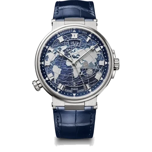 Breguet Marine Hora Mundi 5557 5557BB/YS/9WV 43.9 mm kol saati