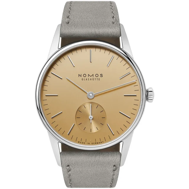 NOMOS Glashütte Orion 33 Gold 359 kol saati