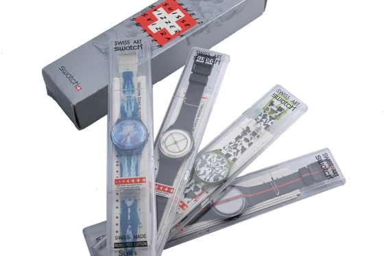 Swatch SWATCH, REF. 117,118,119,120, SWISS ART MADE IN CELEBRATION OF SWITZERLAND'S 700th