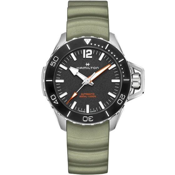 Hamilton Khaki Navy Frogman Auto H77825331 kol saati