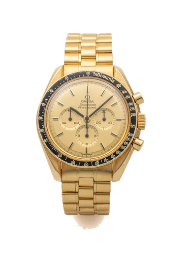 OMEGA OMEGA, REF. 348.0802, SPEEDMASTER APOLLO XI, GOLD kol saati
