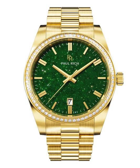 Paul Rich Legacy PR179G - Aventurine Gold Green kol saati