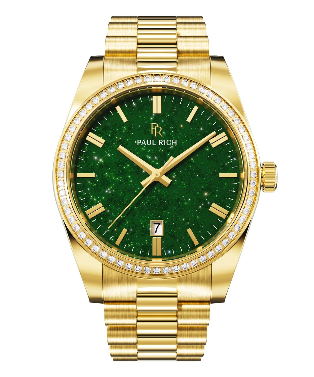 Paul Rich Legacy PR179G - Aventurine Gold Green 40 mm kol saati