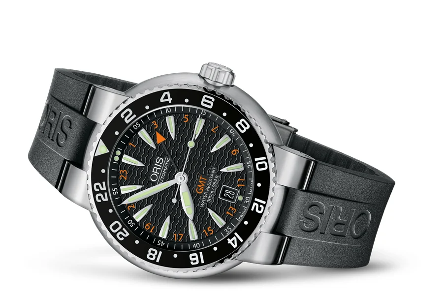 Oris Divers GMT, Date 01 668 7639 8454-07 4 24 34EB 44 mm kol saati