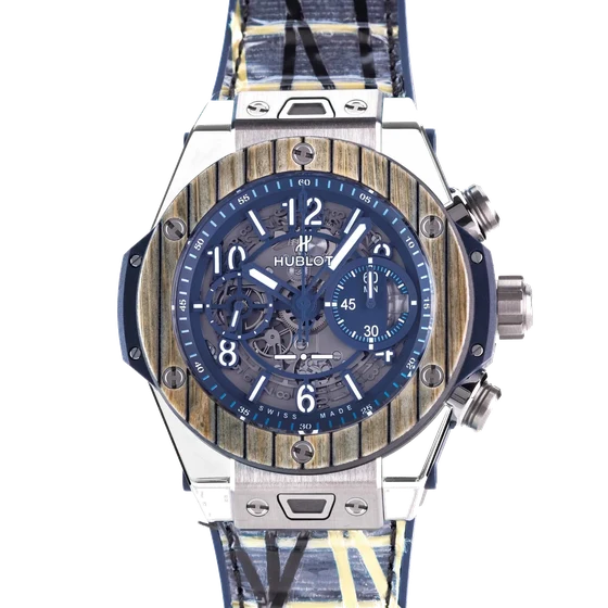 Hublot HUBLOT, REF. 411.NQ.5129.NR.ITI19, BIG BANG UNICO ITALIA INDEPENDENT TITANIUM TEAK,