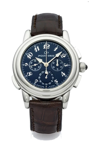 Jaquet Droz JAQUET DROZ REF. 1795 CHRONOGRAPH STEEL Very fine, manual-winding, stainless s