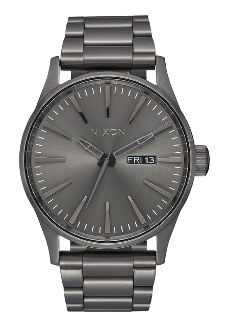 Nixon US Sentry Stainless Steel - All Gunmetal A356-632-00 kol saati