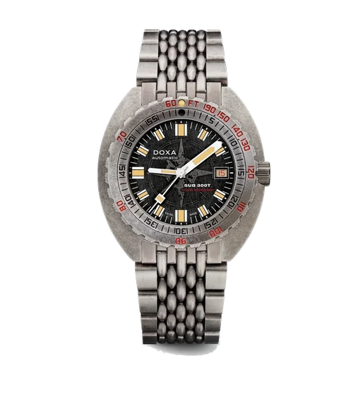 Doxa SUB 300T Sharkhunter Clive Cussler 840.80.101.15 kol saati