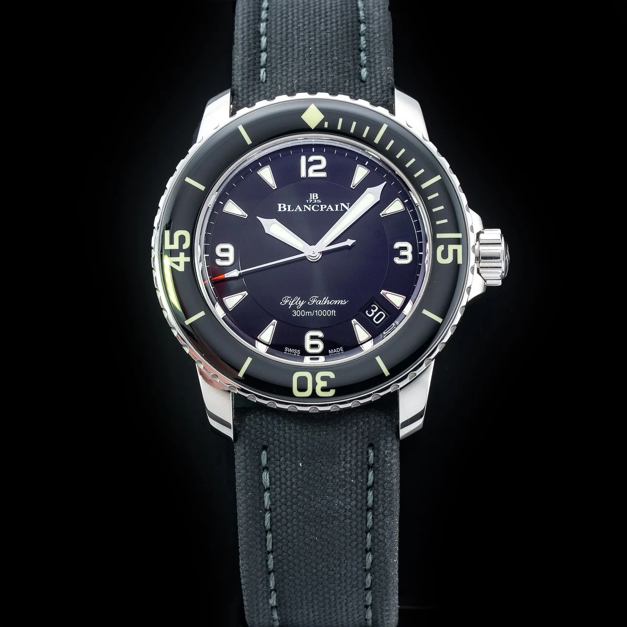 Blancpain Fifty Fathoms Sport 210009N35175 45 mm kol saati