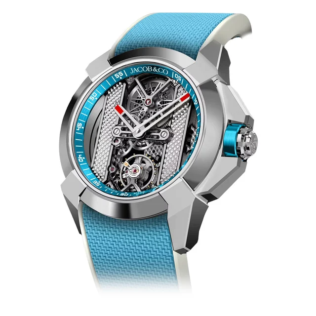 Jacob & Co. Jacob & Co. Epic X Bridges Light Blue Grey EX120.10.AC.AA.A kol saati
