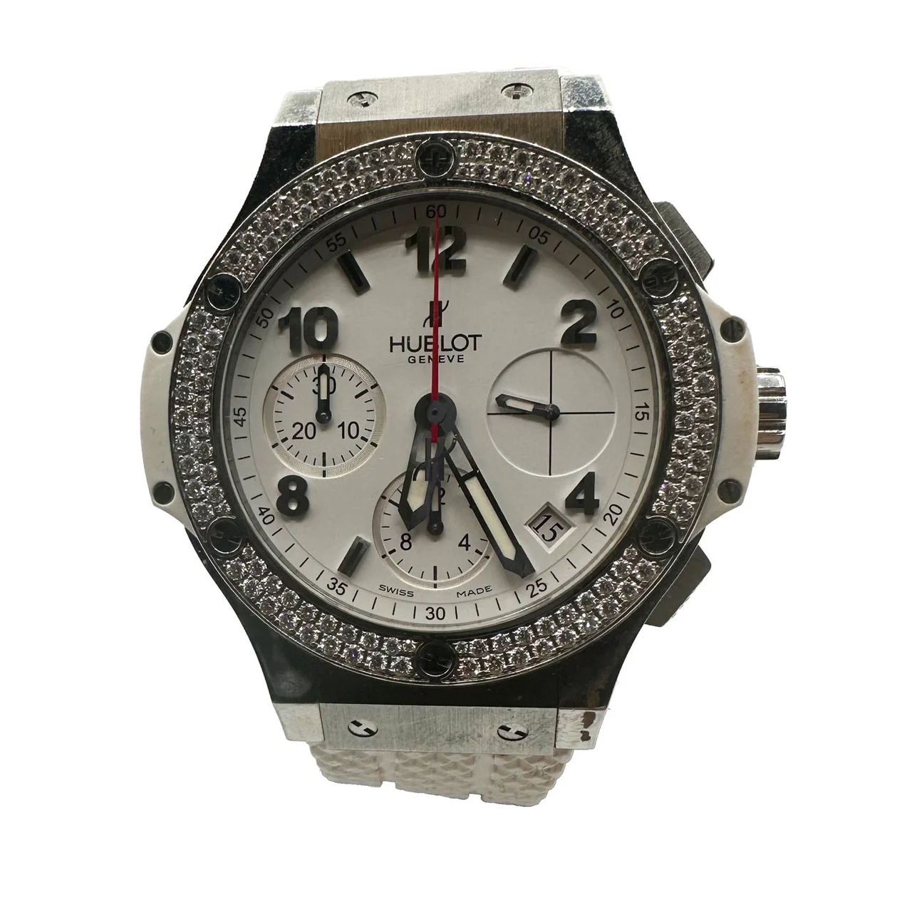 Hublot Big Bang Steel White Diamonds CSNCZ347 41 mm kol saati