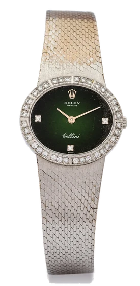 Rolex ROLEX REF. 4081 CELLINI WHITE GOLD AND kol saati