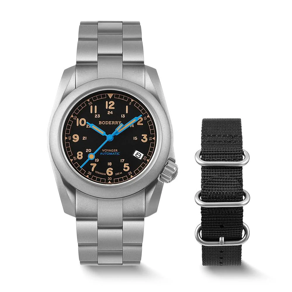 BODERRY Voyager BD-A11T-05B 40 mm kol saati
