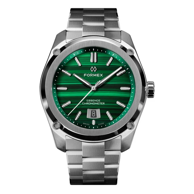 Formex Essence Swiss Automatic Chronometer with Green Malachite Dial #0330-1-6690-100 kol