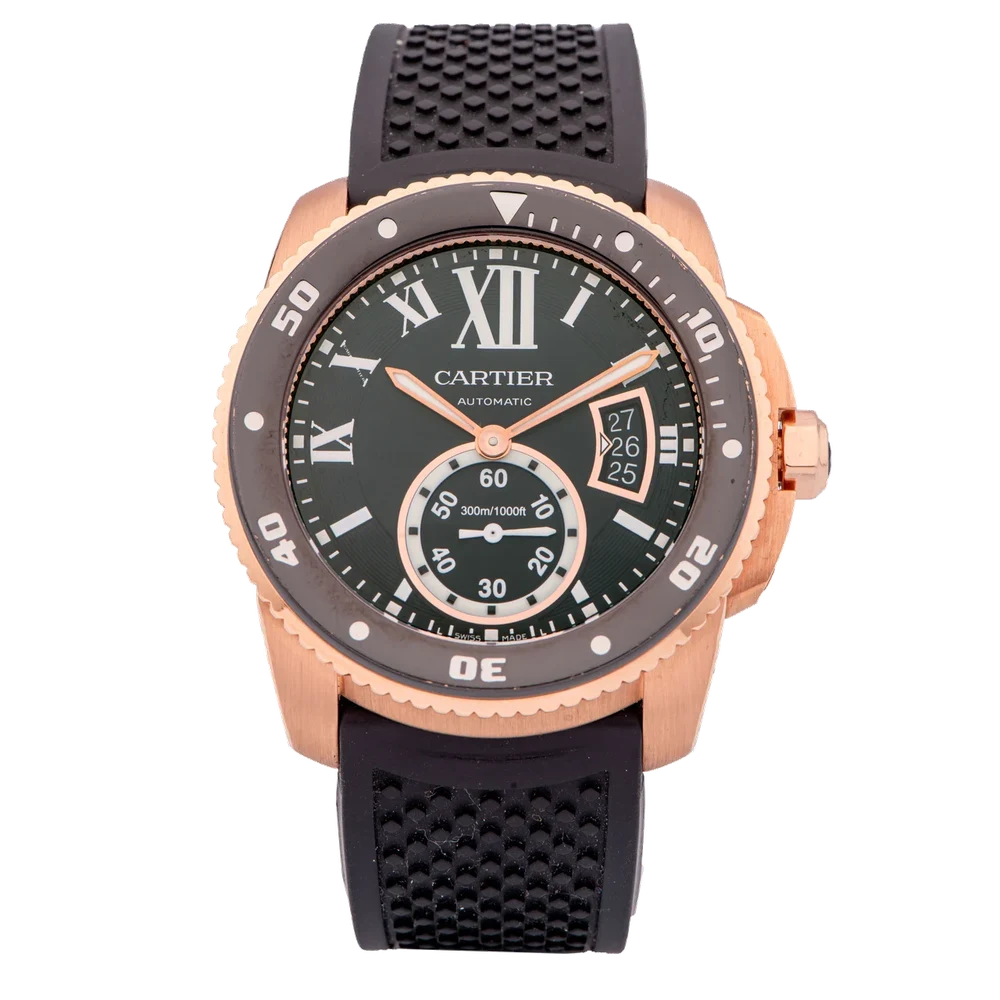 Cartier CARTIER, REF. 3730, CALIBRE DE CARTIER DIVER, PINK GOLD kol saati