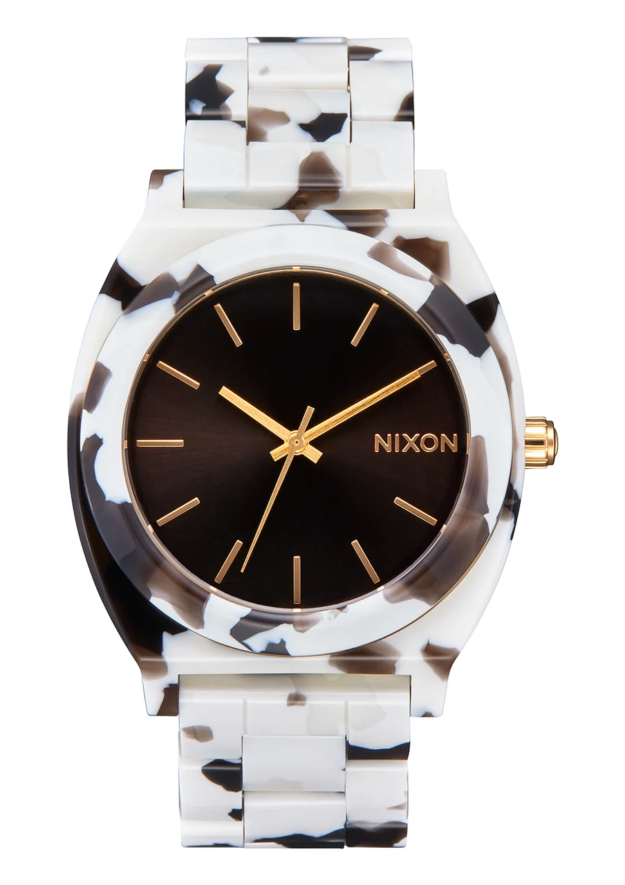 Nixon US Time Teller Acetate - Black Tortoise A327-2882-00 40 mm kol saati