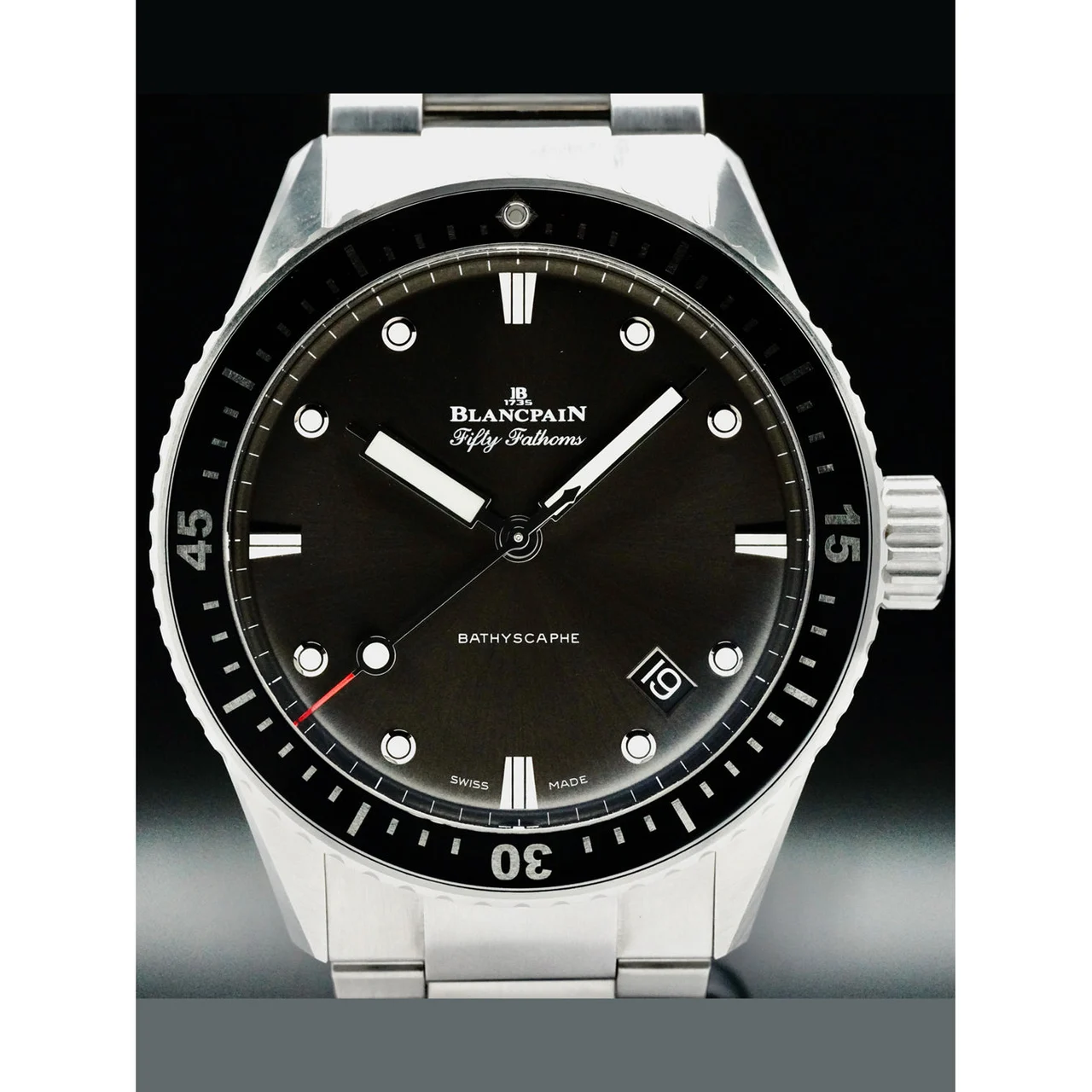 Blancpain Fifty Fathoms Bathyscaphe on Bracelet 210000046016 43 mm kol saati