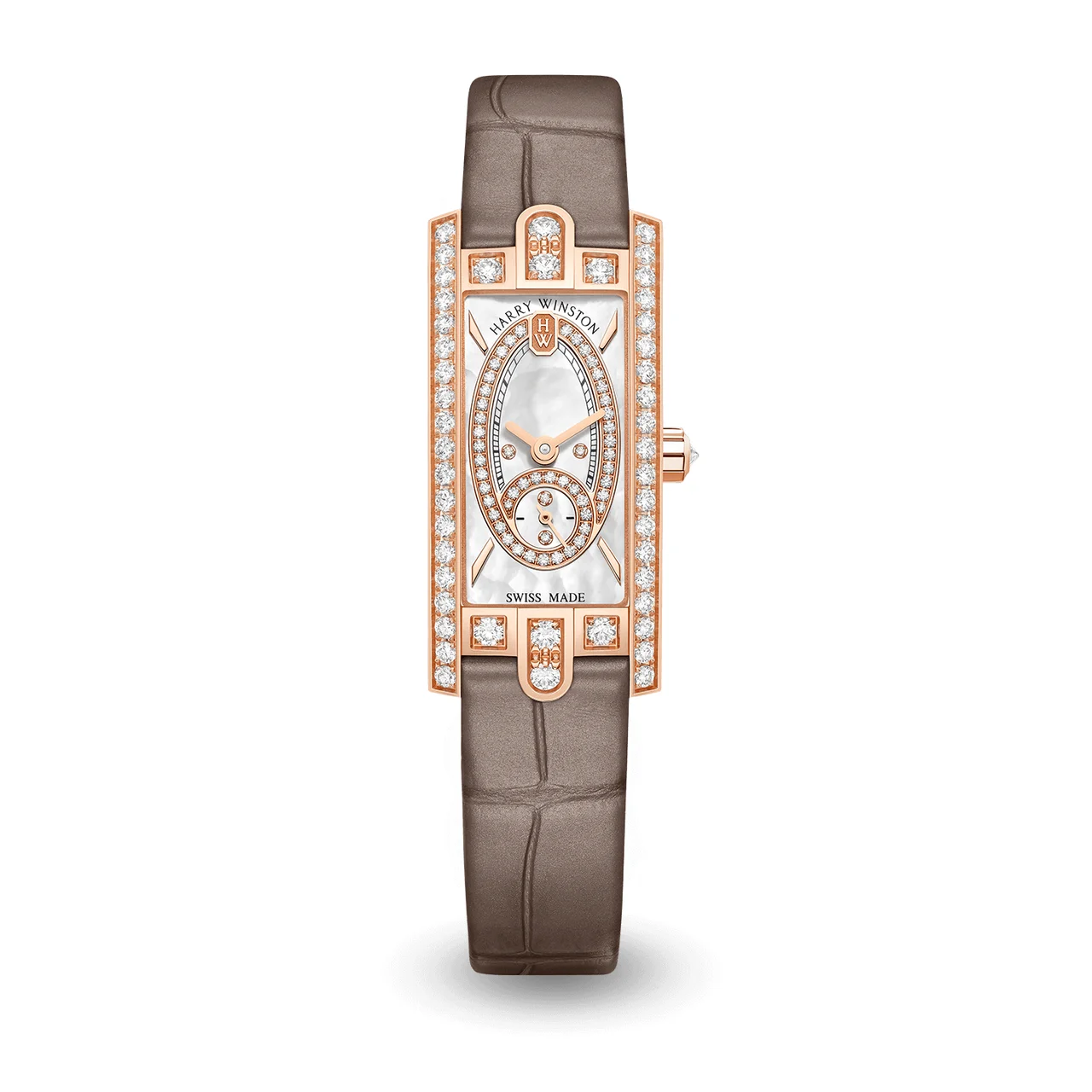 Harry Winston Avenue AVCQSS16RR001 32 mm kol saati