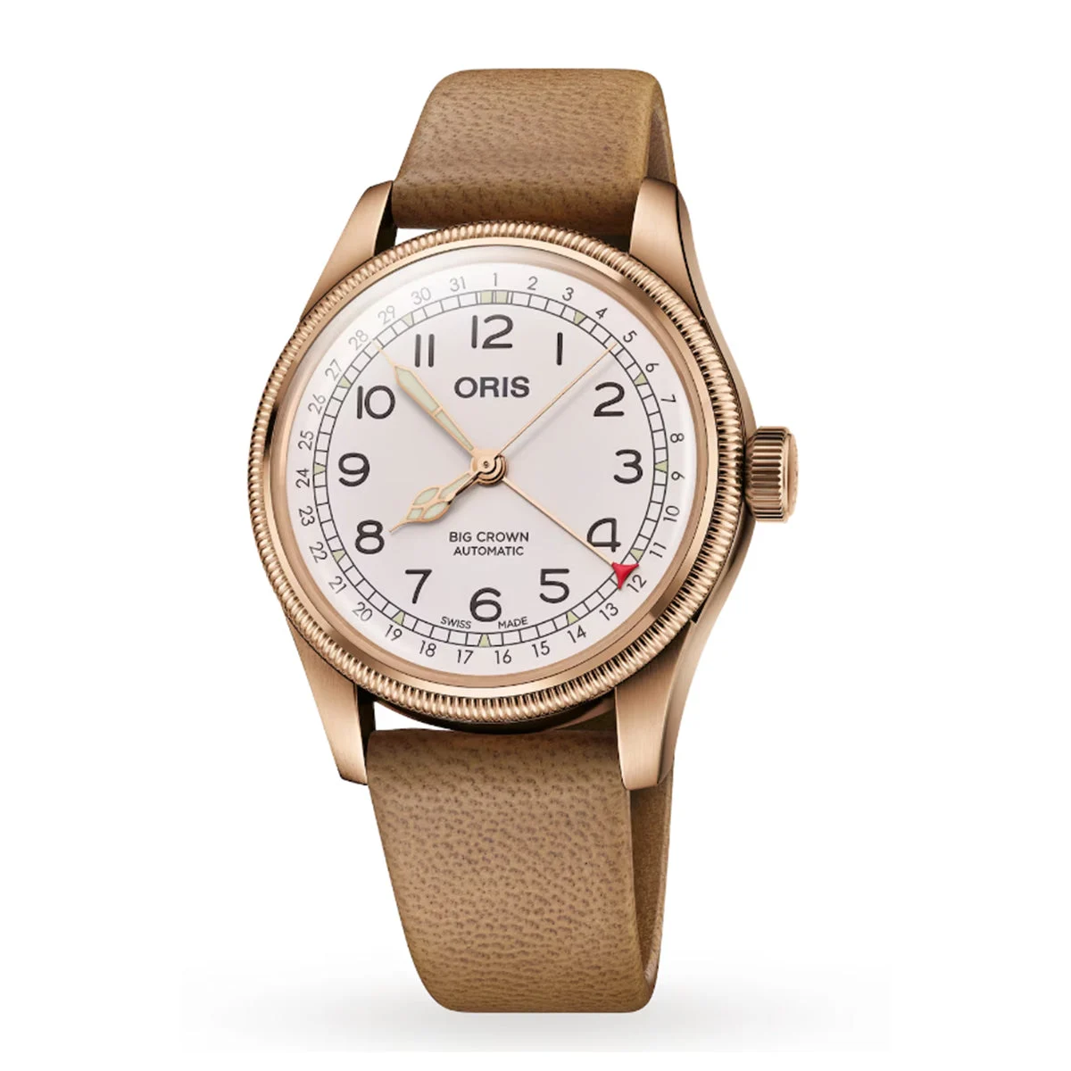 Oris Big Crown Pointer Date 75477413161-SetORI 40 mm kol saati