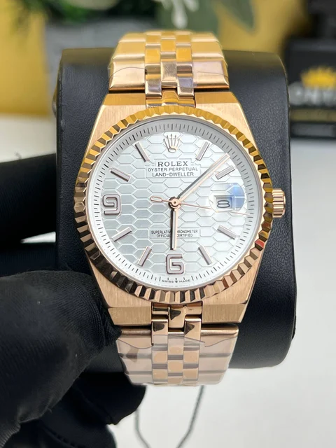 Rolex Land-Dweller Oyster – Full Rose Gold 40mm kol saati