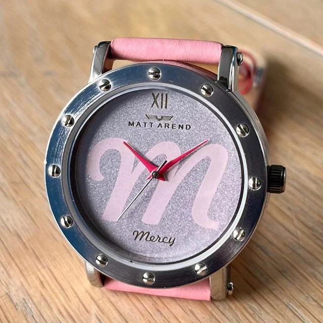 Matt Arend Closed Pink MA 694 Closed Ladies Pink kol saati