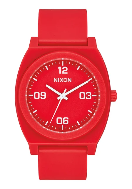 Nixon US Time Teller P Corp - Matte Red / White A1248-3008-00 kol saati