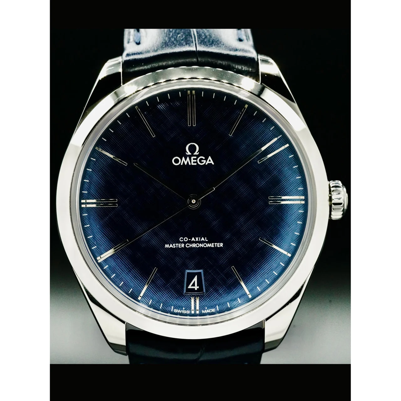 OMEGA Ville Tresor Blue 210000040059 40 mm kol saati