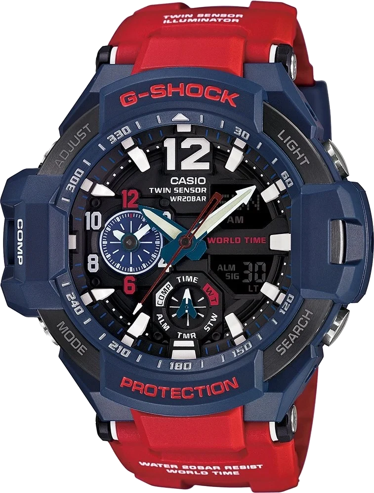 Casio G-shock Master Of G GA-1100-2ADR 52.1 mm kol saati