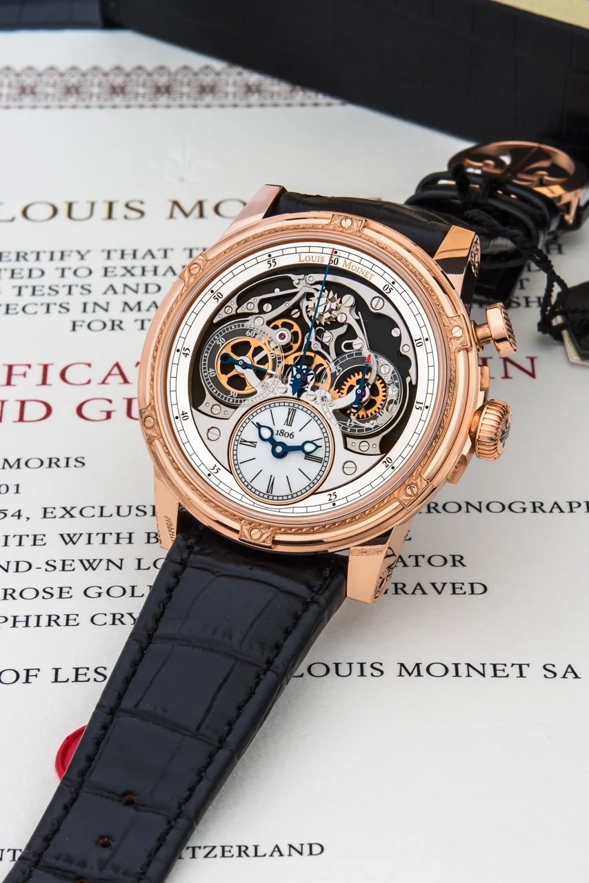 Louis Moinet Memoris Chronograph 1/1 Louis Moinet Memoris Chronograph LM-54.50.80A kol saati