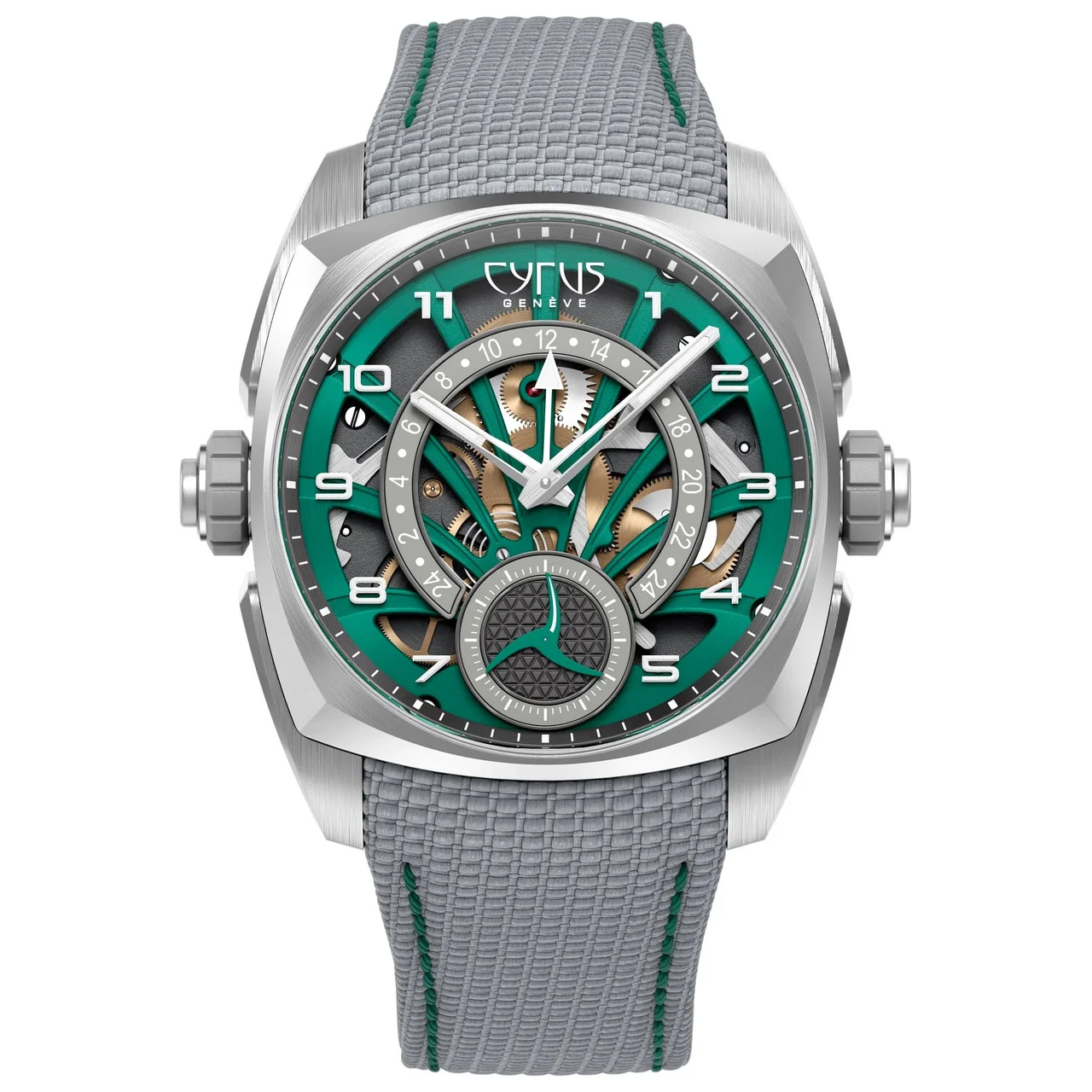Cyrus Klepcys GMT 539.507.TT.C 42 mm kol saati