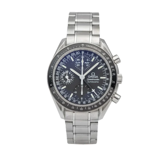 OMEGA OMEGA, REF. 375.0084, SPEEDMASTER REDUCED, TRIPLE DATE CHRONOGRAPH WITH 24-HOUR INDI