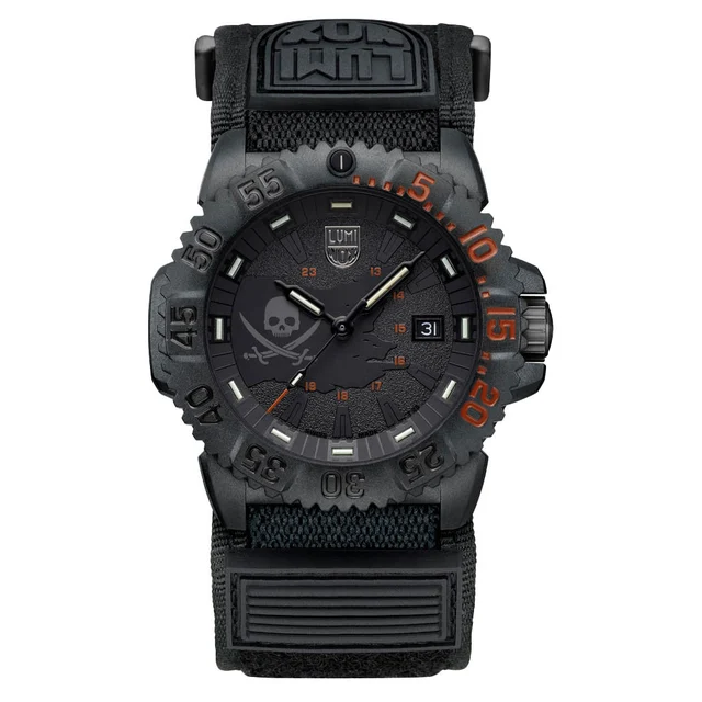 Luminox Navy SEAL 3050 Dive Watch Limited Edition Pirate Watch #XS.3051.PIR.LE kol saati