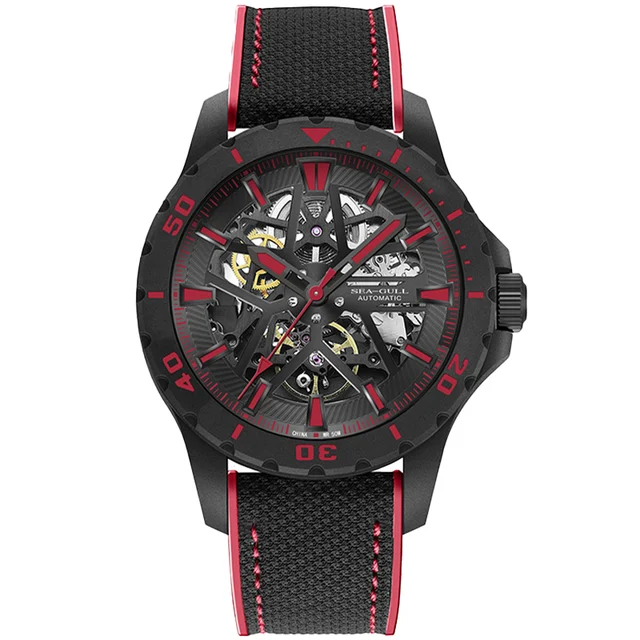 Sea-Gull 814.52.6139HK-RED kol saati