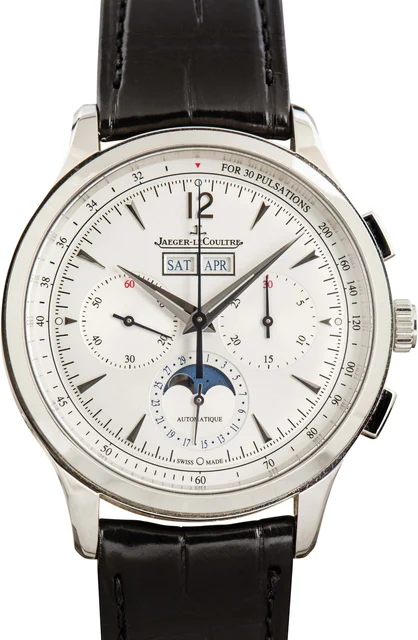 Jaeger-Lecoultre Jaeger LeCoultre Master Control Chronograph Calendar Q4138420 Silver Dial