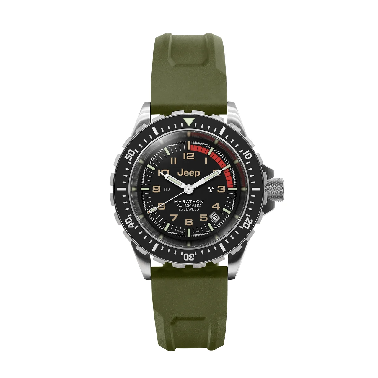 Marathon Gsar MAR-GSAR-JEEP-BLK-D-41-GRERB 41 mm kol saati