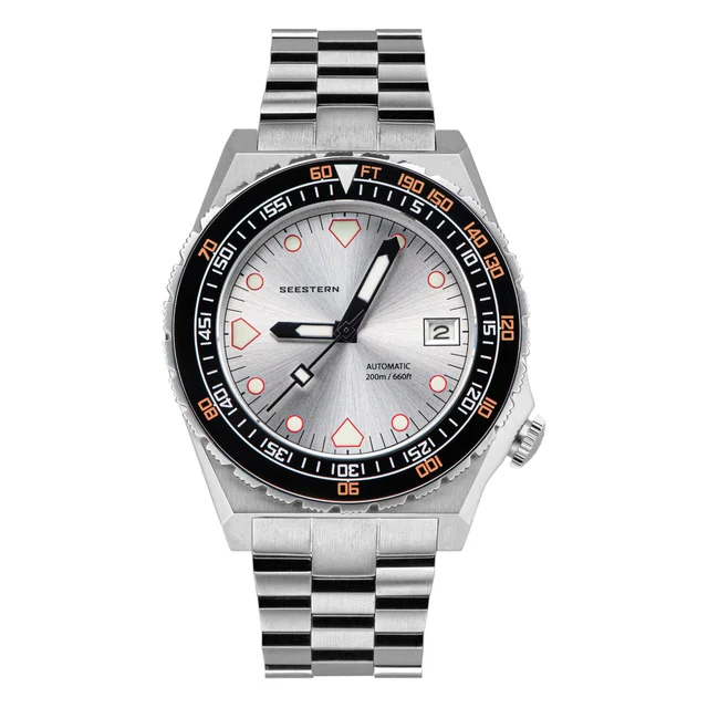 Sugess Seestern Vintage 407 600T Silver Dial Ceramic Bezel seestern-vintage-s407-600t-silv