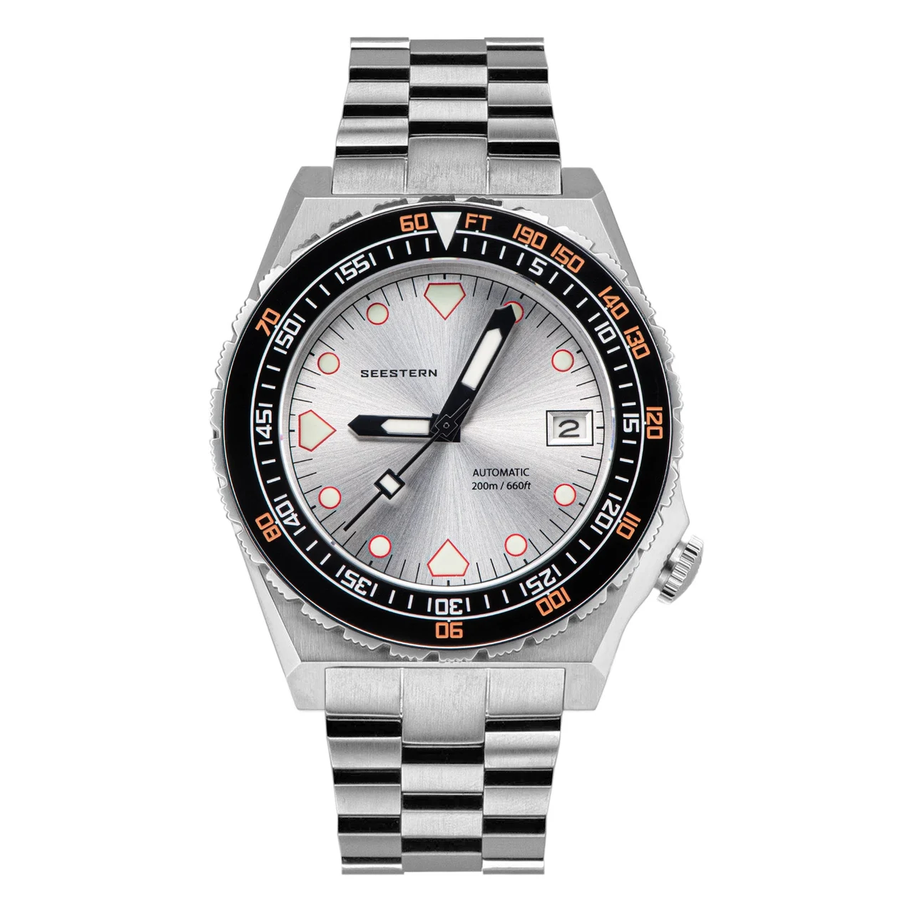 Sugess Seestern Vintage 407 600T Silver Dial Ceramic Bezel seestern-vintage-s407-600t-silver-dial 48 mm kol saati