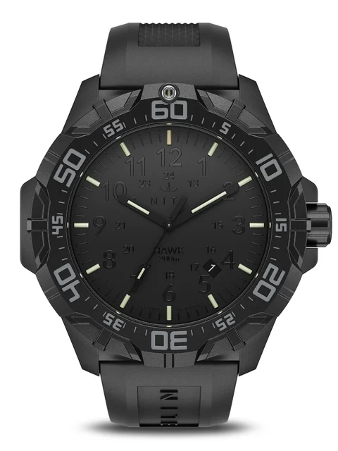 Nite Watches HAWKRUBBERTT25GREEN kol saati
