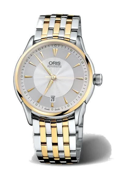Oris Artelier Date 01 733 7591 4351-07 8 21 74 kol saati