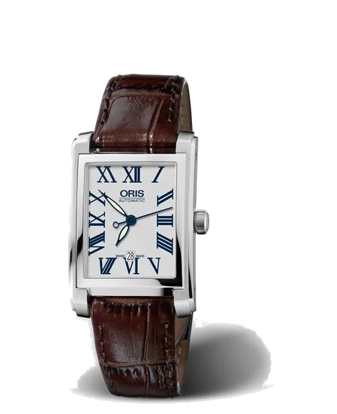 Oris Rectangular Date 01 561 7656 4071-07 5 17 70FC 24.5 mm kol saati