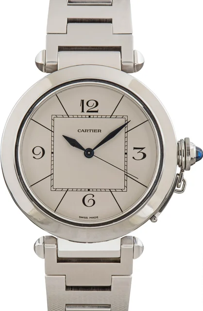 Cartier Pasha 42 Stainless Steel W31072M7 kol saati