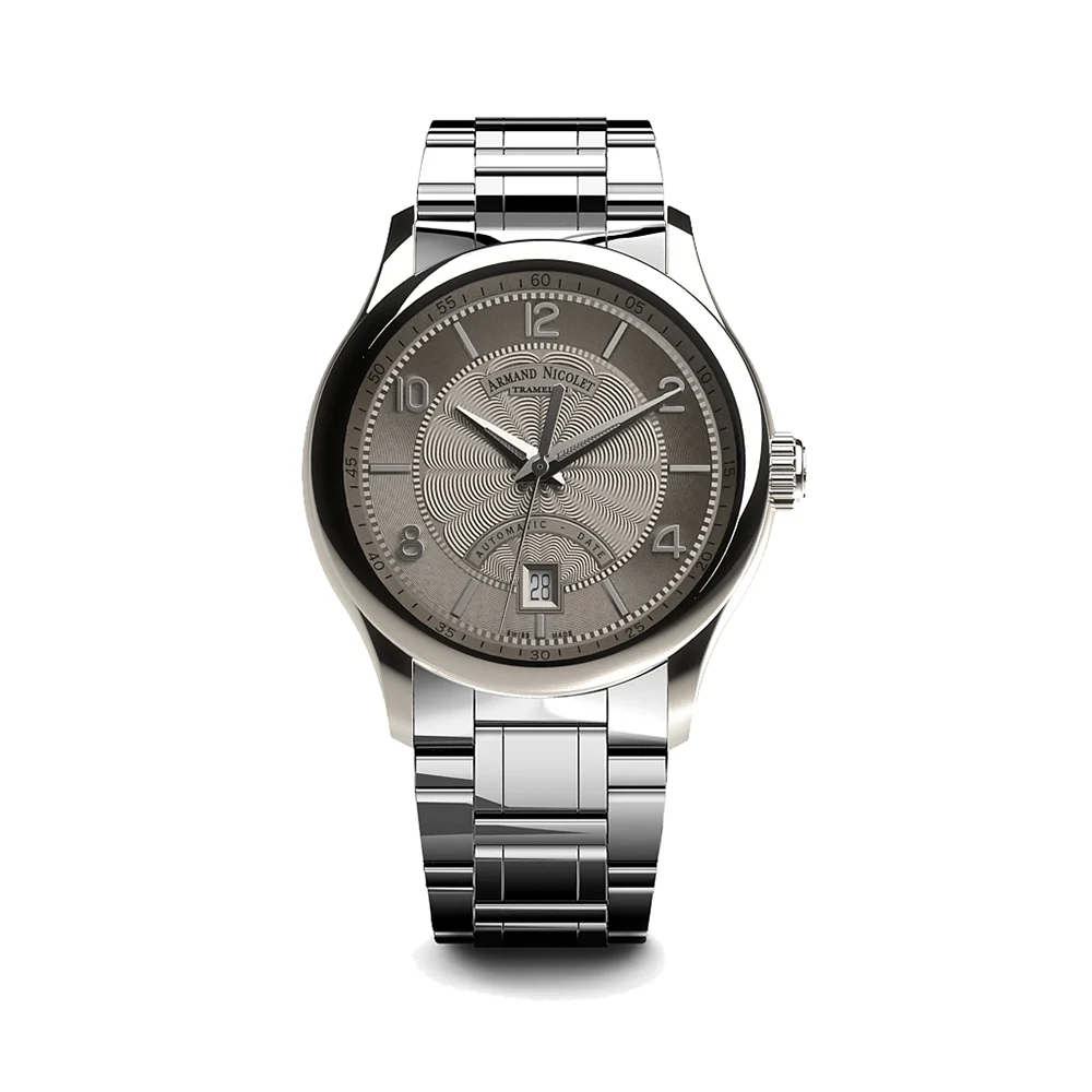Armand Nicolet Armand Nicolet M02 A840AAA-GR-M9742 42 mm kol saati
