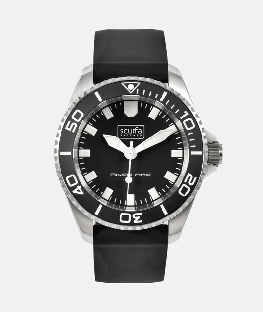 Scurfawatches Black D1-500 ND BLACK kol saati