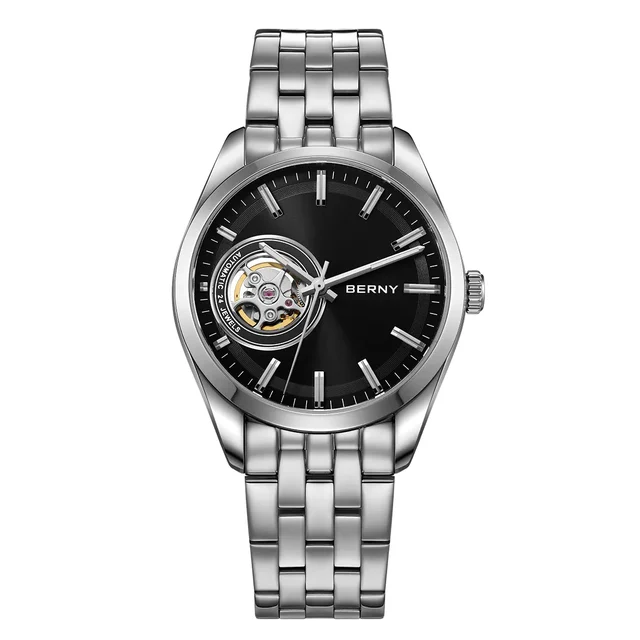 BERNY Men Automatic Classic Watch-AM179M AM179M-A kol saati