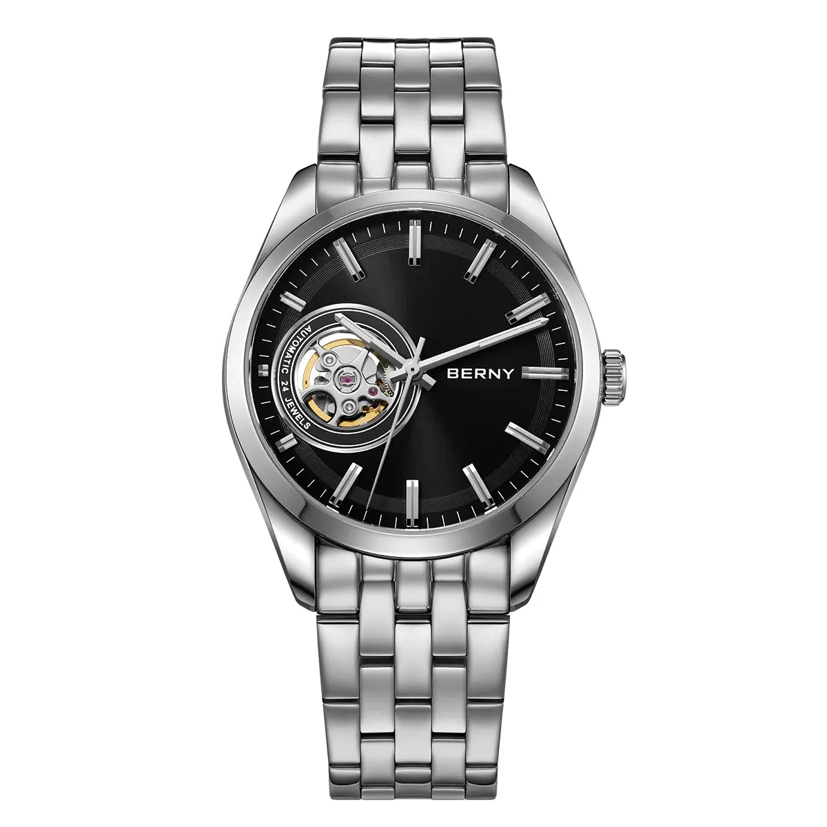 BERNY Men Automatic Classic Watch-AM179M AM179M-A kol saati
