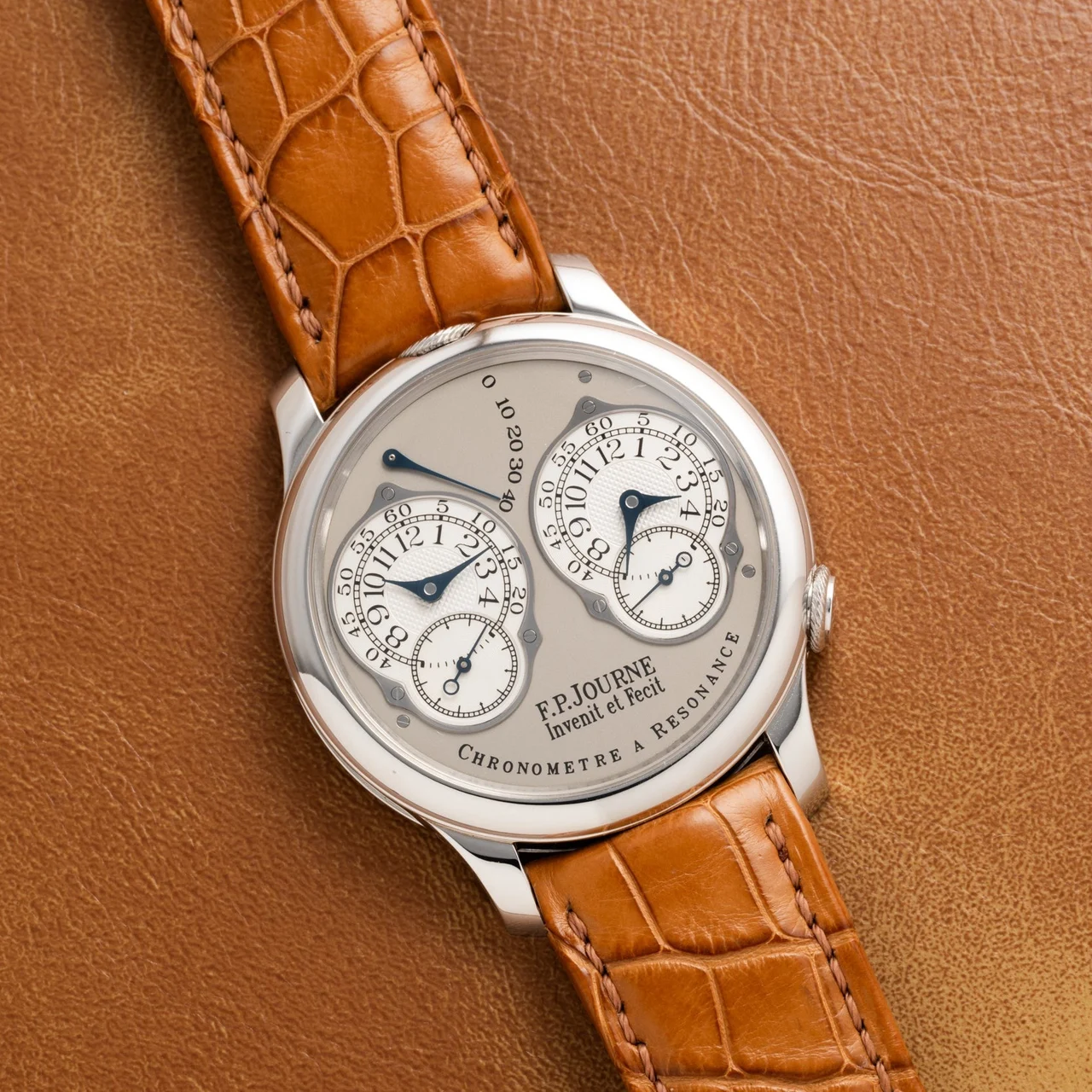 F.P. Journe Chronomètre À Résonance 40992147 38 mm kol saati