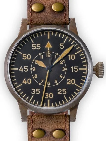 Laco Original Paderborn Erbstuck Swiss Automatic Pilot Watch with Sapphire Crystal #861932 42 mm kol saati