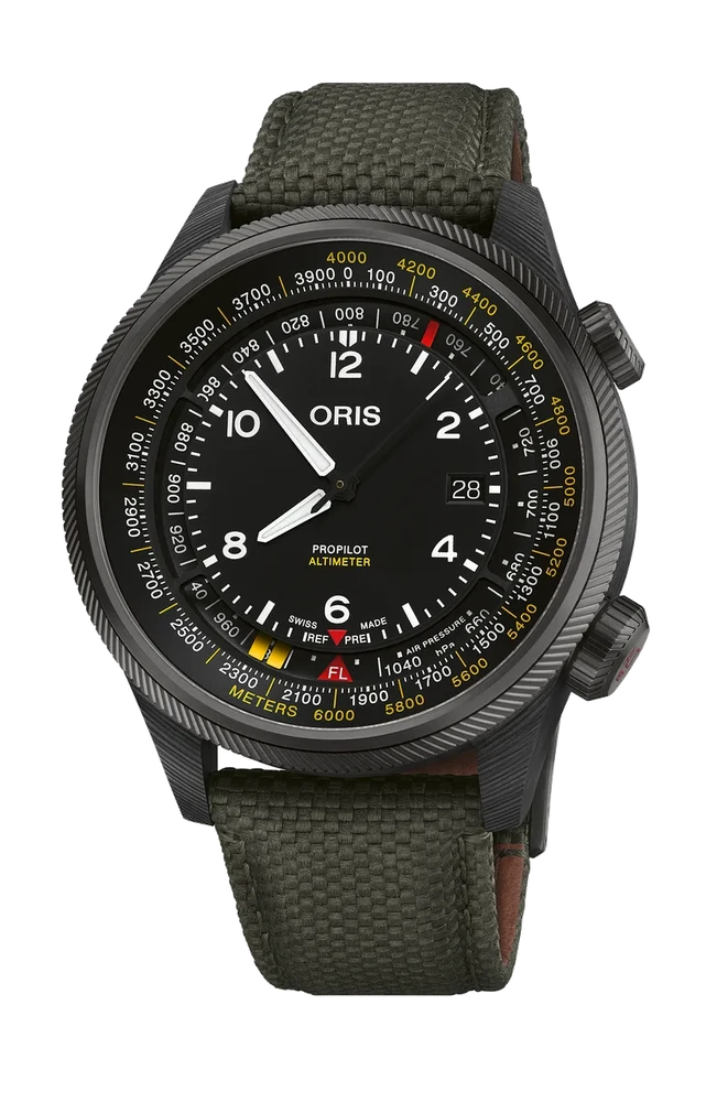 Oris ProPilot Altimeter - METER SCALE 01 793 7775 8764-Set 47 mm kol saati